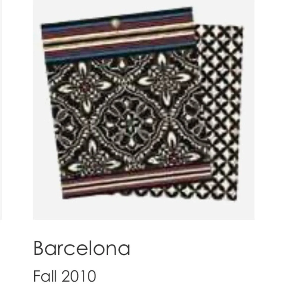 VERA BRADLEY Barcelona 2011 On The Go Crossbody Black Commuter Black Red Blue